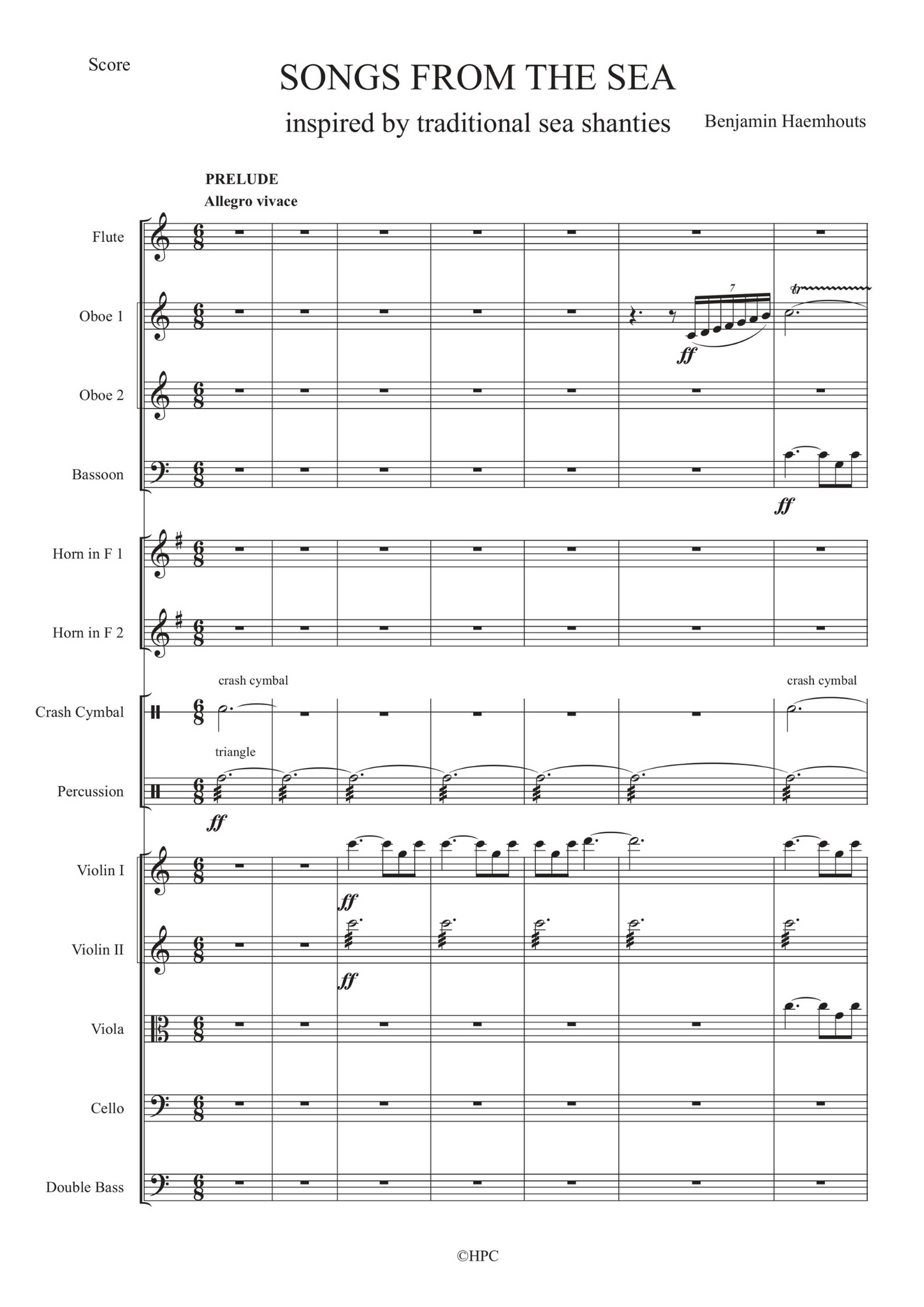 SONGS OF THE SEA – inspired by Traditional Sea Shanties