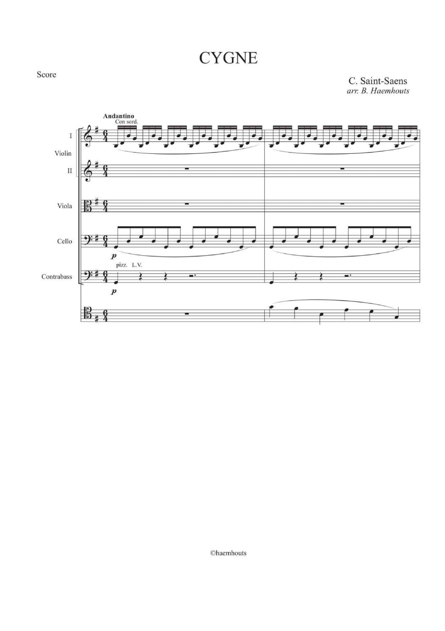 CYGNE – for Strings