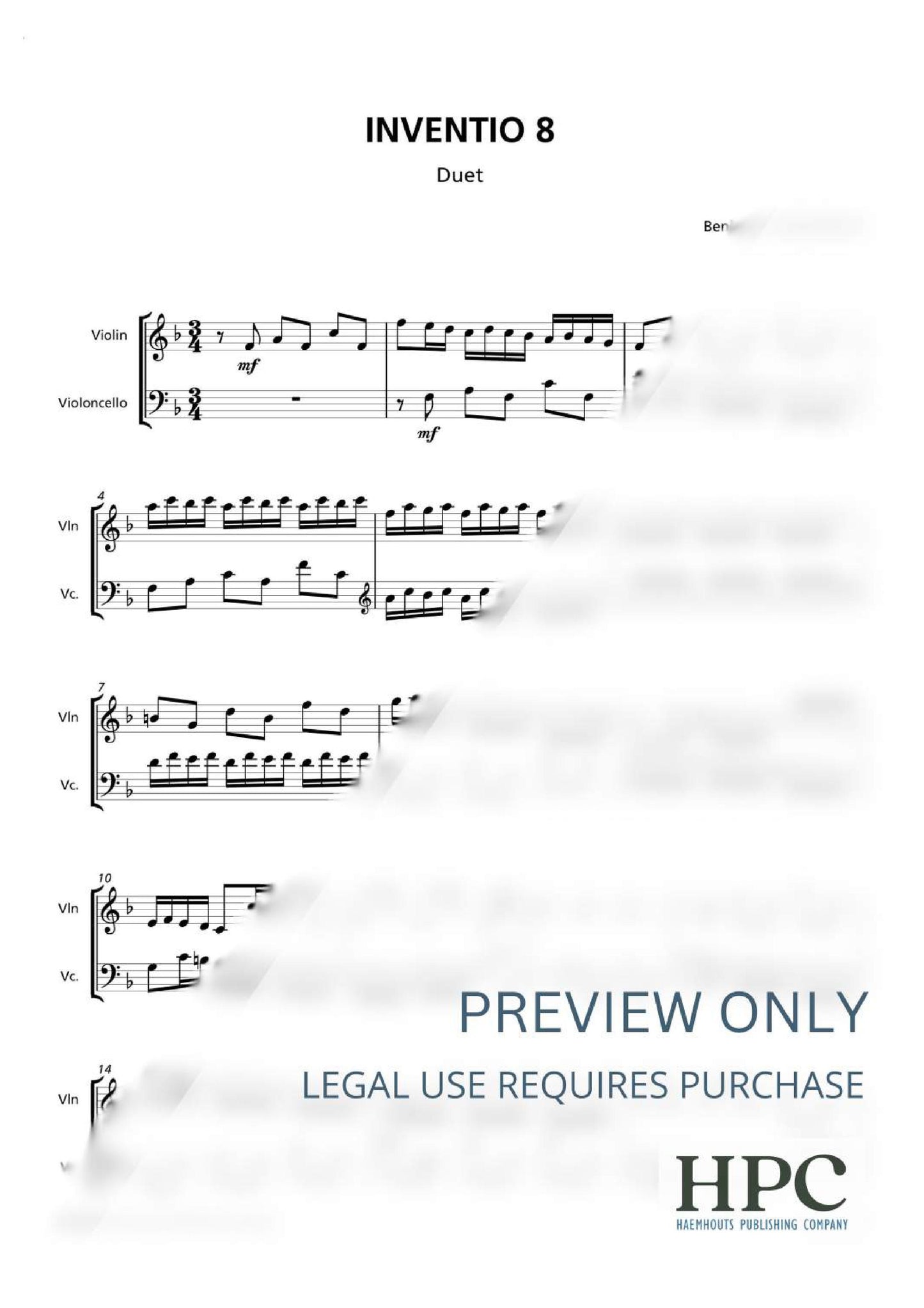 INVENTIO 8 – for Duet