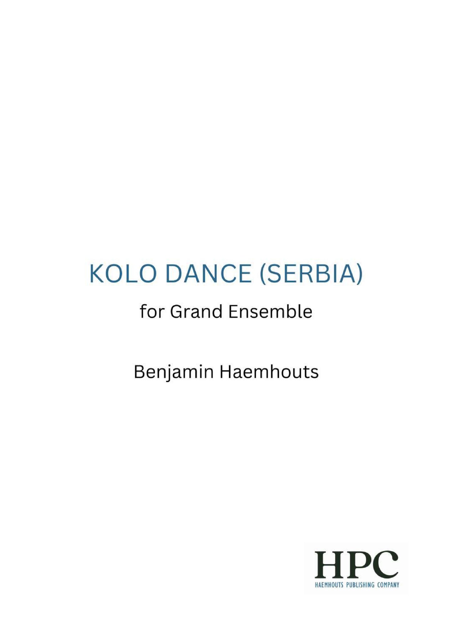 KOLO DANCE (SERBIA) – for Grand Ensemble