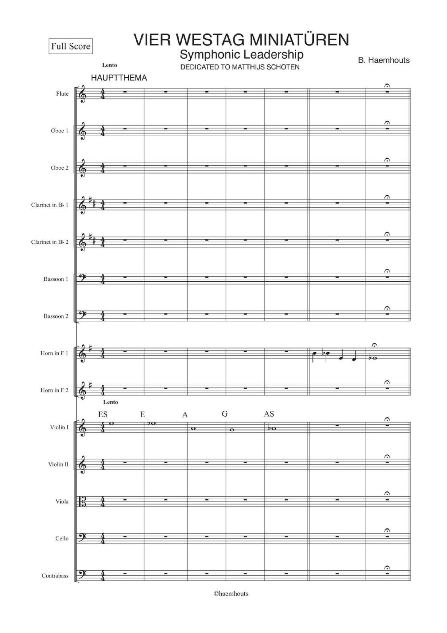 VIER WESTAG MINIATÜREN - dedicated to Matthijs Schoten