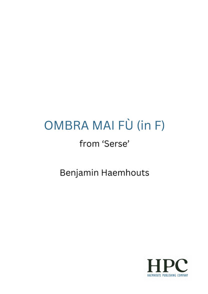 OMBRA MAI FÙ (F) - from Serse