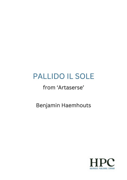 PALLIDO IL SOLE - from Artaserse