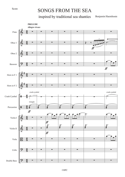 SONGS OF THE SEA – inspired by Traditional Sea Shanties