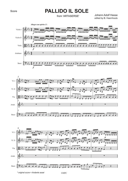 PALLIDO IL SOLE - from Artaserse