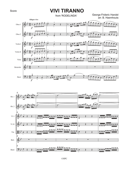 VIVI TIRANNO - from Rodelinda