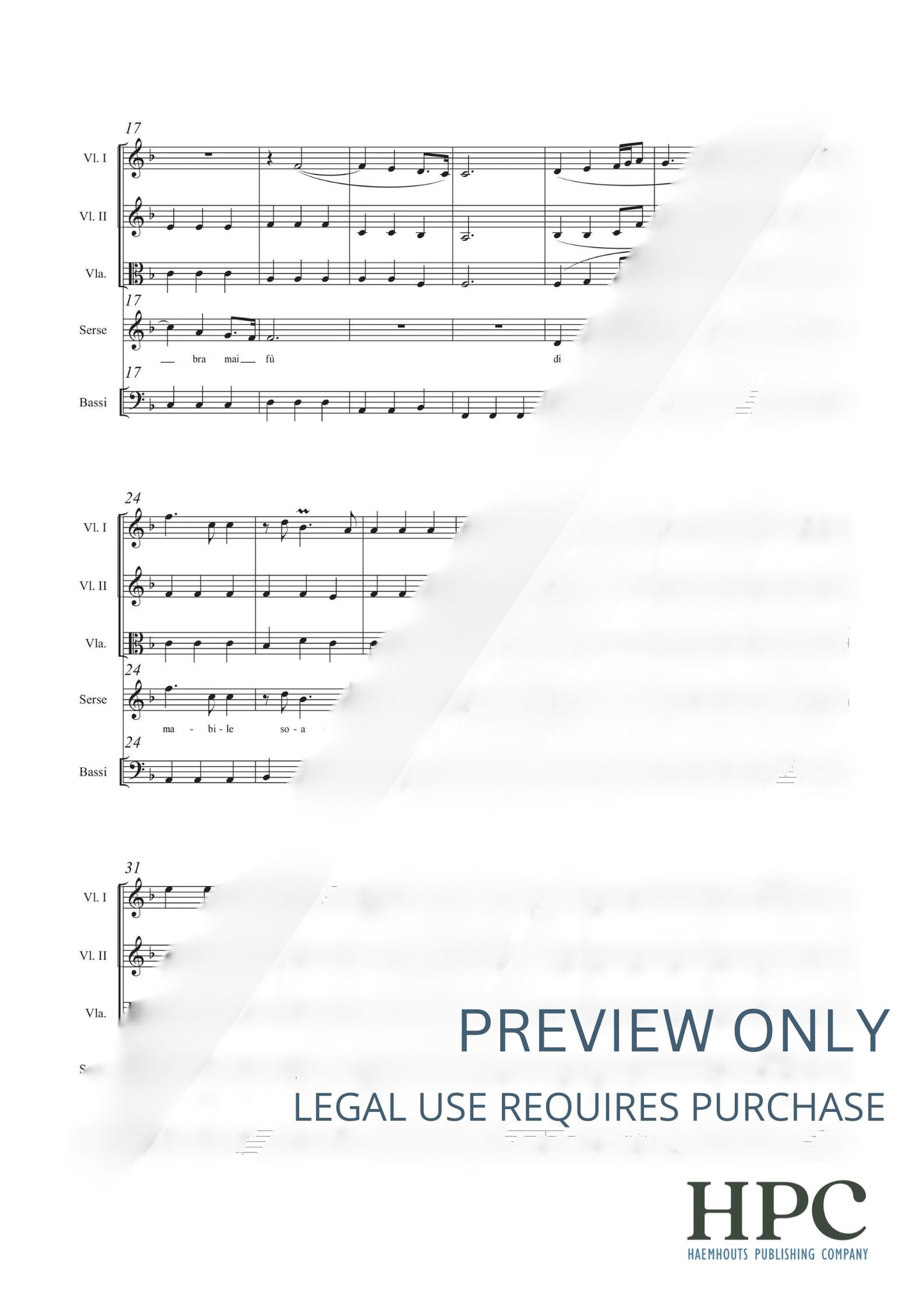 OMBRA MAI FÙ (F) - from Serse