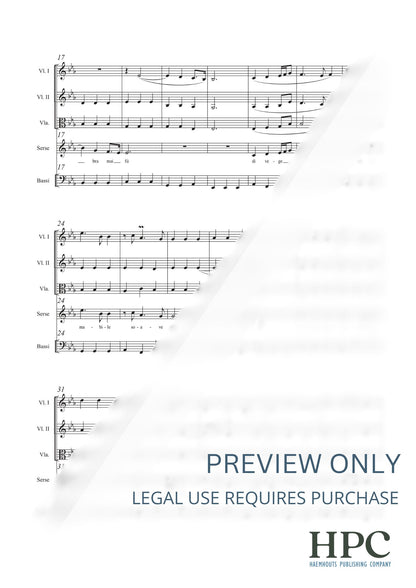 OMBRA MAI FÙ (Eb) - from Serse