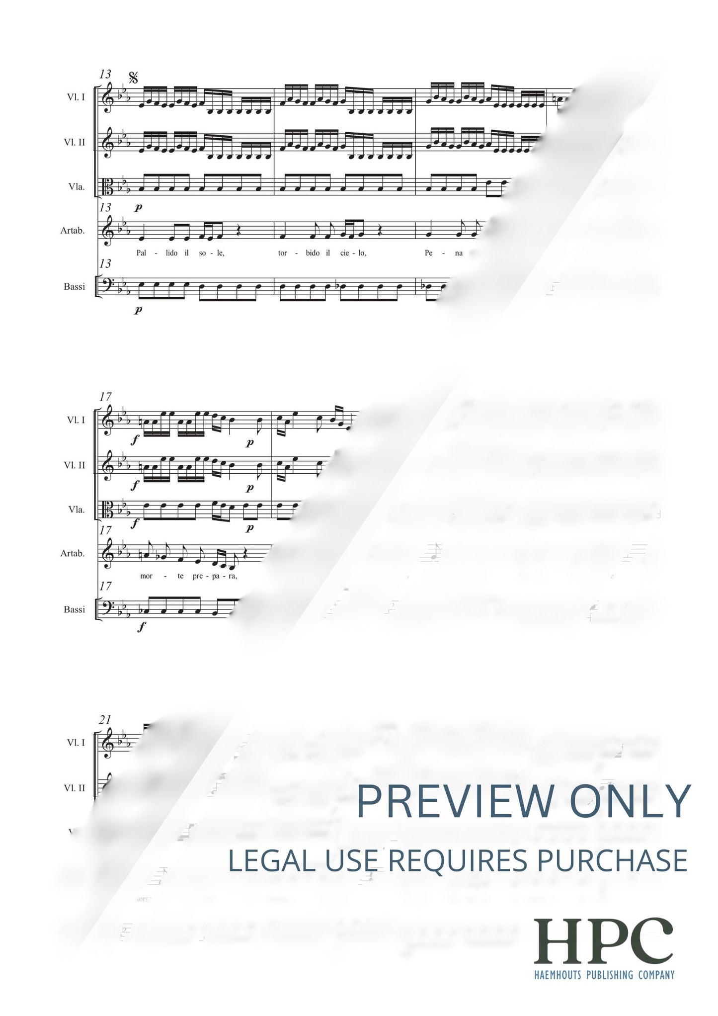 PALLIDO IL SOLE - from Artaserse