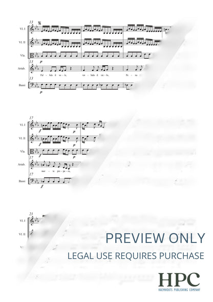 PALLIDO IL SOLE - from Artaserse