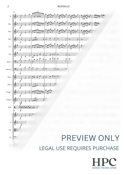 RONDEAU - from Abdelazar Suite