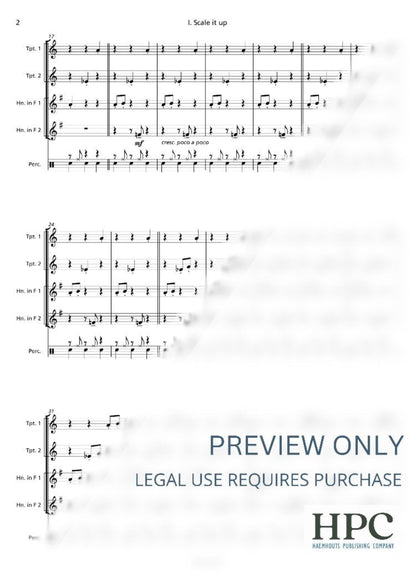 ALLGORHYTHM SUITE - for Brass Quartet and Percussion