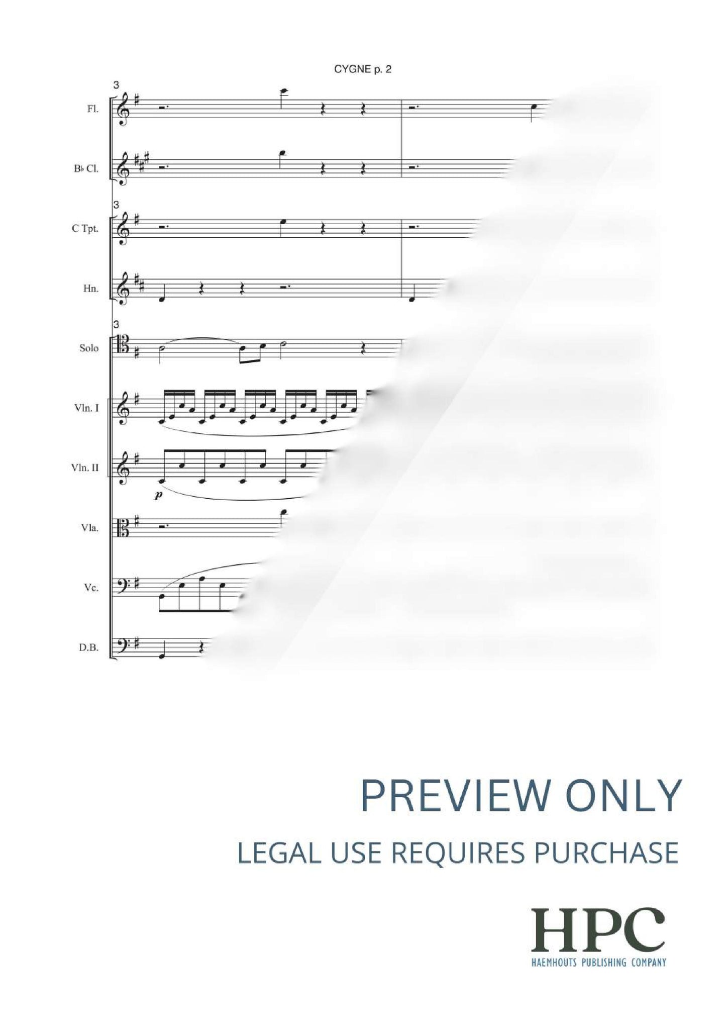 CYGNE – for Solo Violoncello and Grand Ensemble