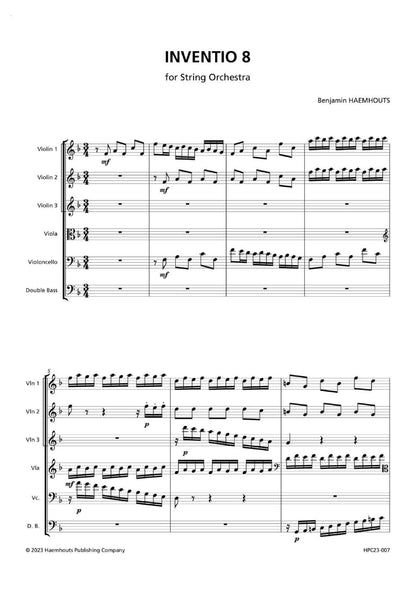 INVENTIO 8 – for String Orchestra