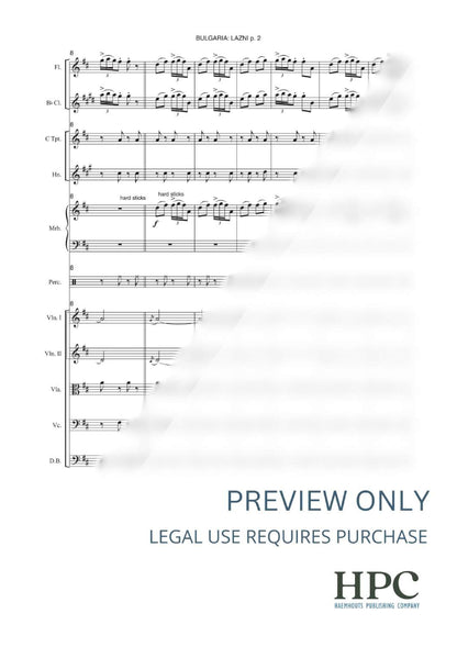 LAZNIÇKO KOLO (BULGARIA) – for Grand Ensemble