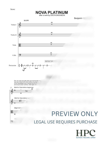 NOVA PLATINUM – after a work by Sveta Shuvaeva