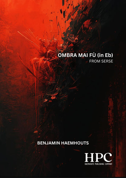 OMBRA MAI FÙ (Eb) - from Serse